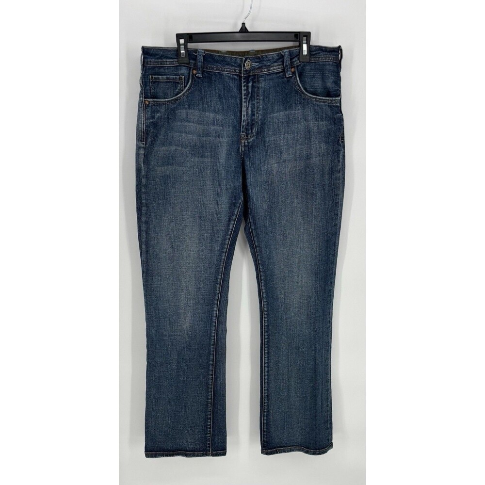 Buffalo David Bitton King Jeans Mens 36x31 Blue Stretch Denim Straight Bootcut